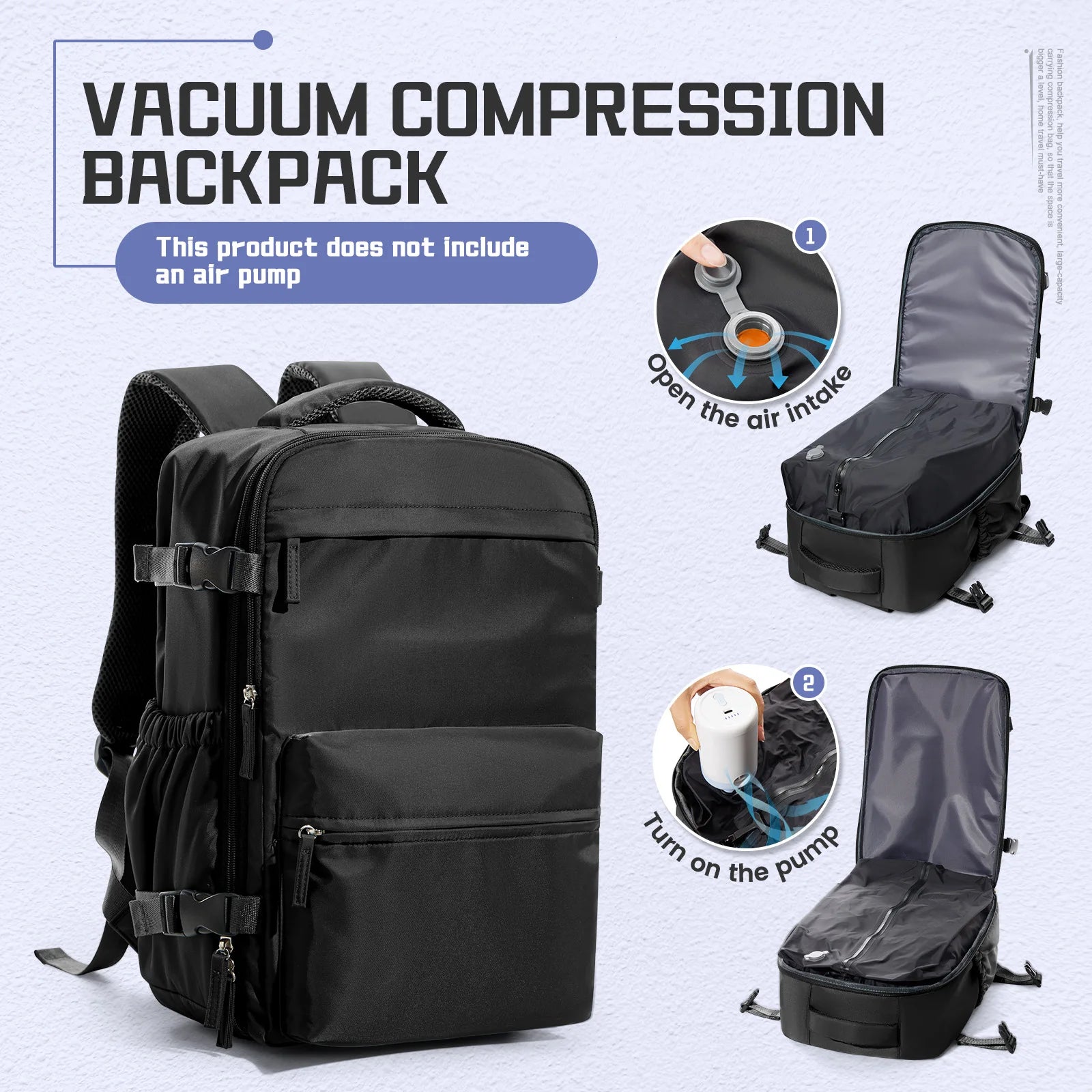 Vacuum Travel Backpack
