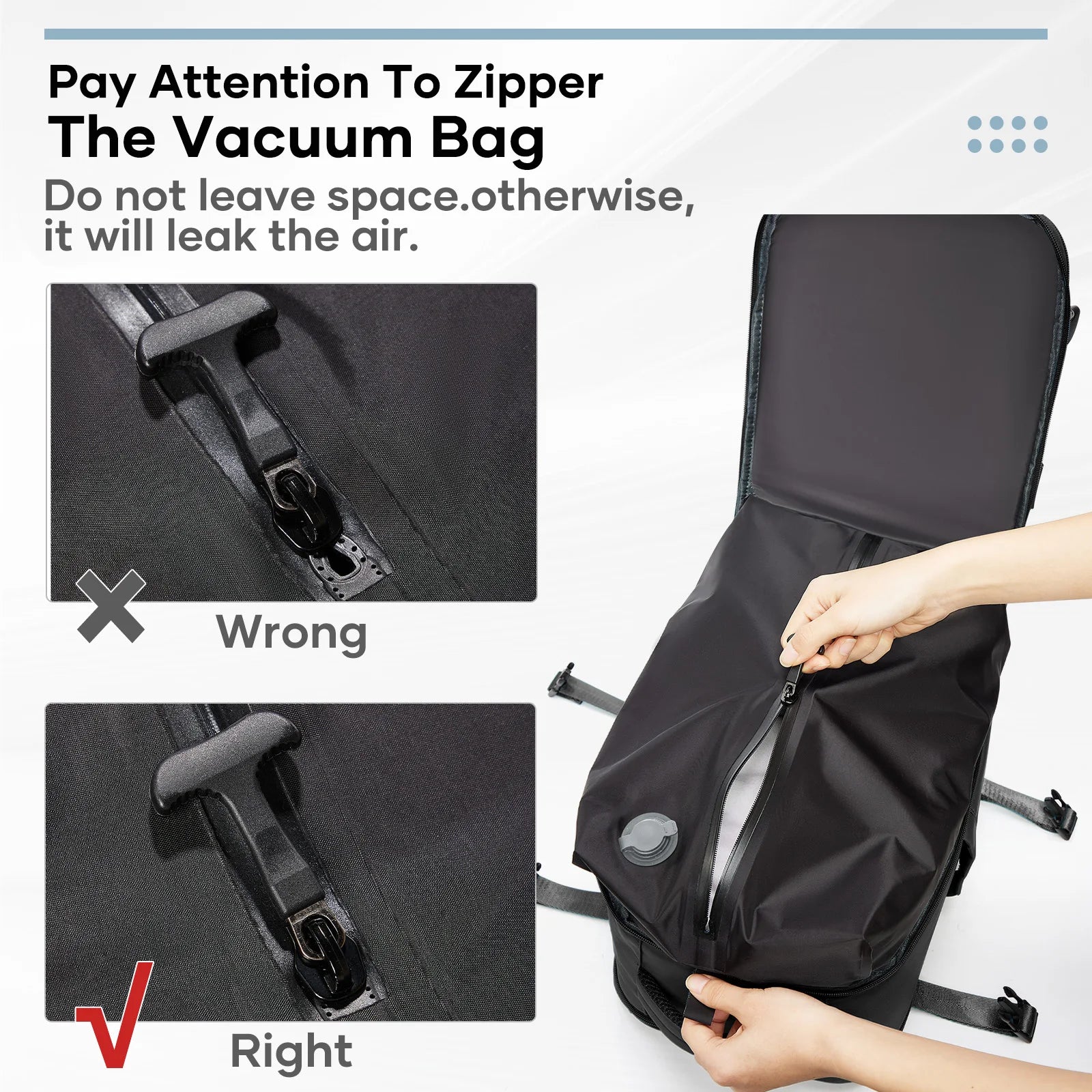 Vacuum Travel Backpack